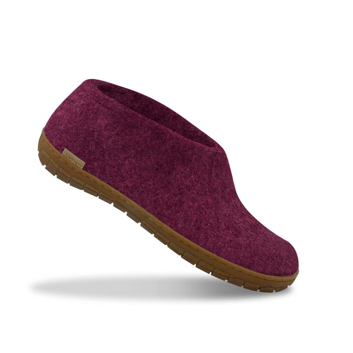 Glerups Dk Shoe With Natural Rubber Sole - Honey - Cranberry