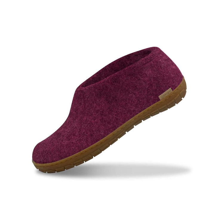 glerups dk Shoe with natural rubber sole - honey - Cranberry