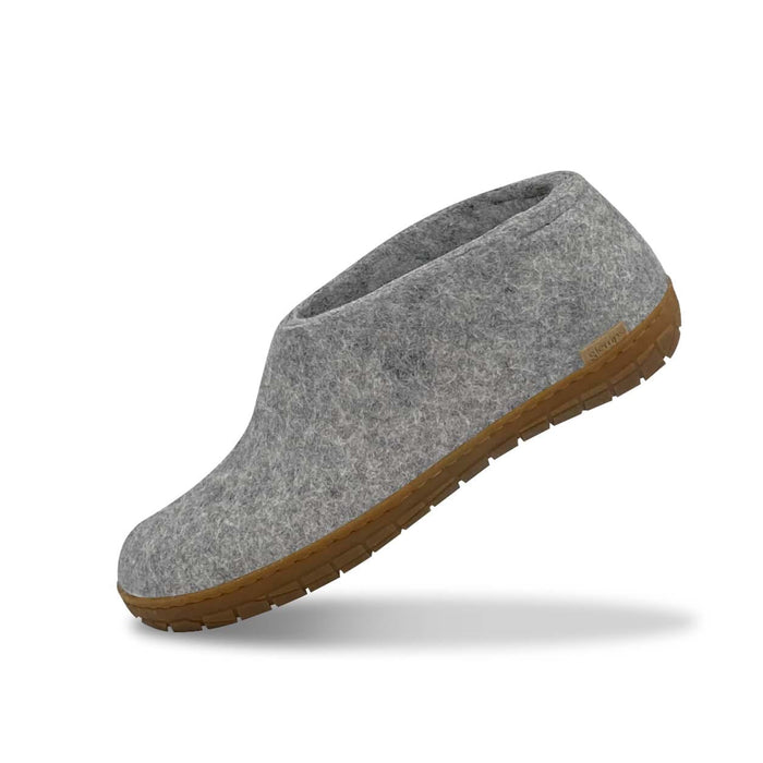 glerups dk Shoe with natural rubber sole - honey - Grey