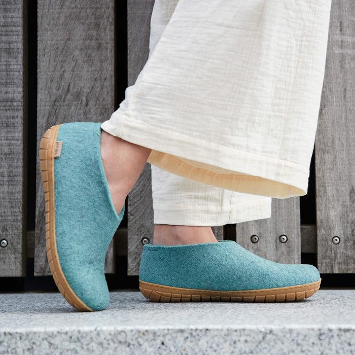 Glerups Dk Shoe With Natural Rubber Sole - Honey - North Sea