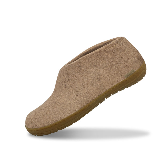 glerups dk Shoe with natural rubber sole - honey - Sand