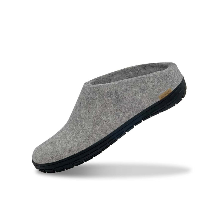 glerups dk Slip-on with natural rubber sole - black - Grey