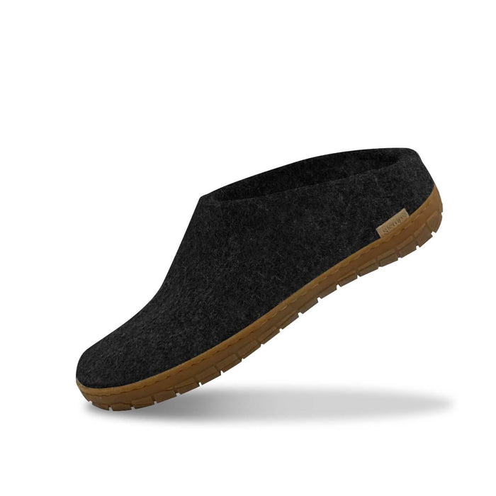 glerups dk Slip-on with natural rubber sole - honey - Charcoal