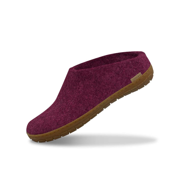 glerups dk Slip-on with natural rubber sole - honey - Cranberry