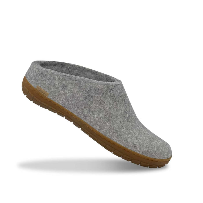 Glerups Dk Slip-on With Natural Rubber Sole - Honey - Grey