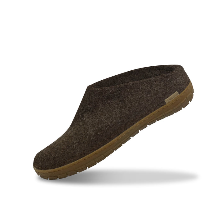glerups dk Slip-on with natural rubber sole - honey - Nature brown