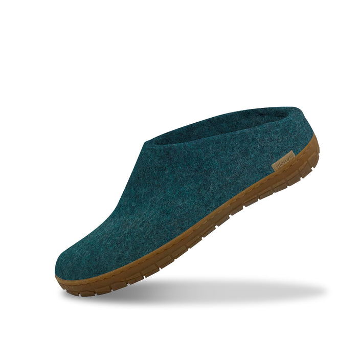 glerups dk Slip-on with natural rubber sole - honey - Petrol