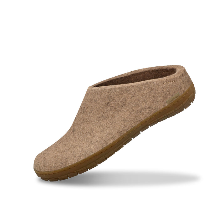 glerups dk Slip-on with natural rubber sole - honey - Sand
