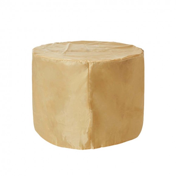 Glitzhome Elm PLUS 1 Piece 30000-BTU Round Slates Top Aluminum Propane Fire Pit Table And 4 Piece White HDPE Folding Adirondack Chairs