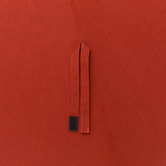 Glitzhome Elm PLUS 10 Ft. Aluminum Auto Tilt Market Patio Umbrella In Wine Red Olefin