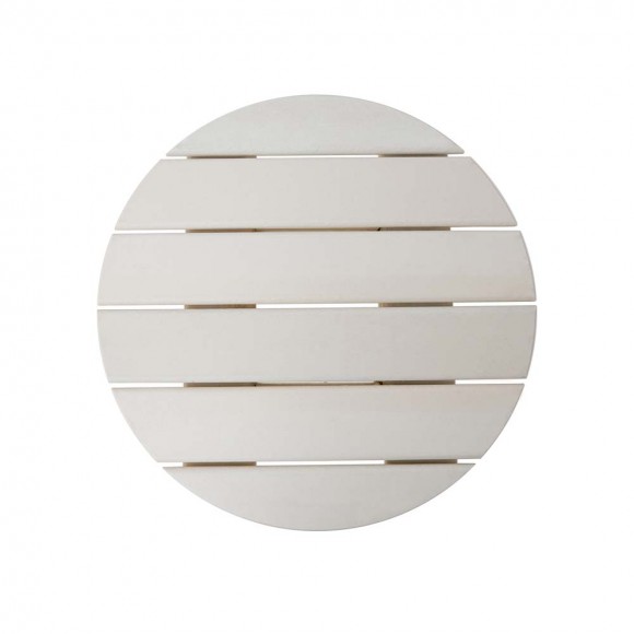 Glitzhome Elm PLUS 3-Piece Outdoor Patio White HDPE Folding Adirondack Chairs And 20"D Side Table Set