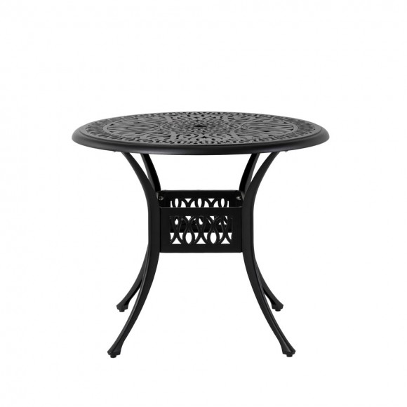 glitzhome Elm PLUS 36"D Cast Aluminum Round Patio Dining Table