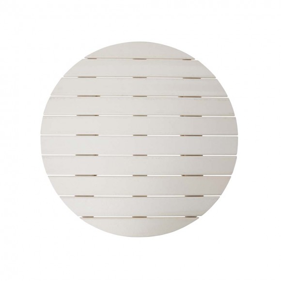 Glitzhome Elm PLUS 5-Piece Outdoor Patio White HDPE Folding Adirondack Chairs And 32"D Coffee Table Set