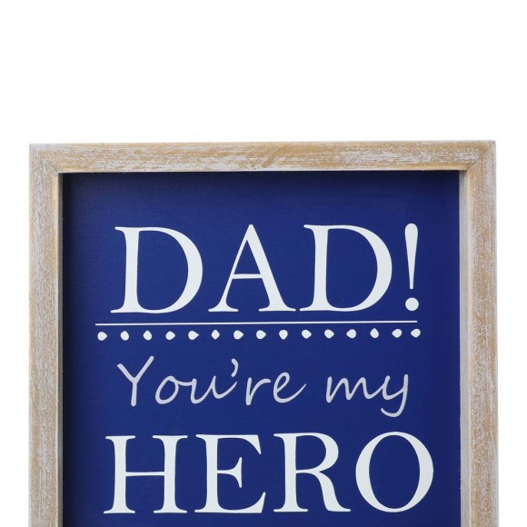 Glitzhome Glitzhome 11.5"H Father's Day Wooden Table Decor