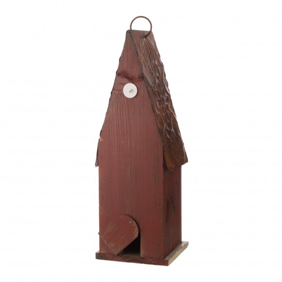 Glitzhome Glitzhome 13.23'' Height Wooden Patriotic Distressed Garden Bird House