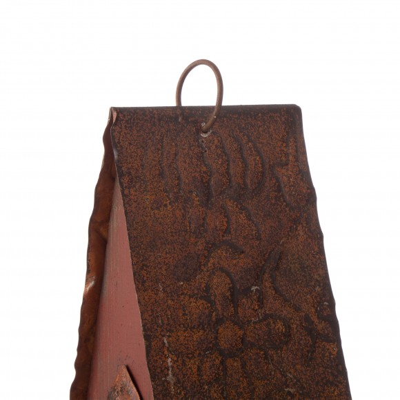 Glitzhome Glitzhome 13.23'' Height Wooden Patriotic Distressed Garden Bird House