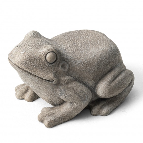 Glitzhome Glitzhome 15.25"L MGO Frog Garden Statue Or Planter Stand