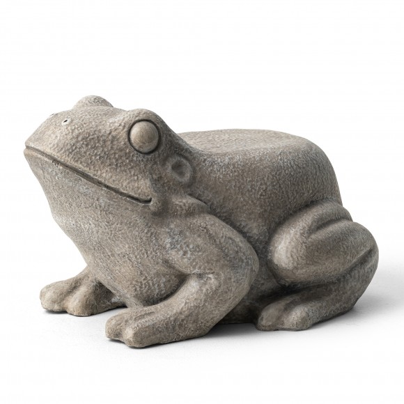 glitzhome Glitzhome 15.25"L MGO Frog Garden Statue or Planter Stand
