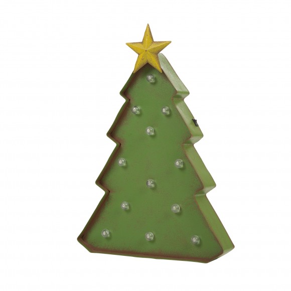 Glitzhome Glitzhome 16.14"H Marquee LED Christmas Tree Decor