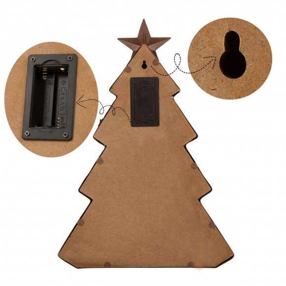 Glitzhome Glitzhome 16.14"H Marquee LED Christmas Tree Decor