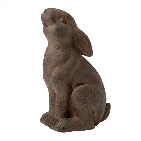 Glitzhome Glitzhome 16.5"H MGO Sitting Rabbit Statue
