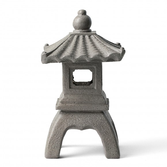 Glitzhome Glitzhome 16"H MGO Faux Concrete Pagoda Garden Statue