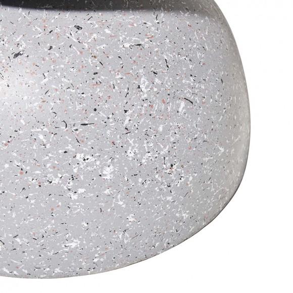 Glitzhome Glitzhome 17.75"H MGO Gray Terrazzo Garden Stool Or Planter Stand Or Accent Table (Multi-functional)