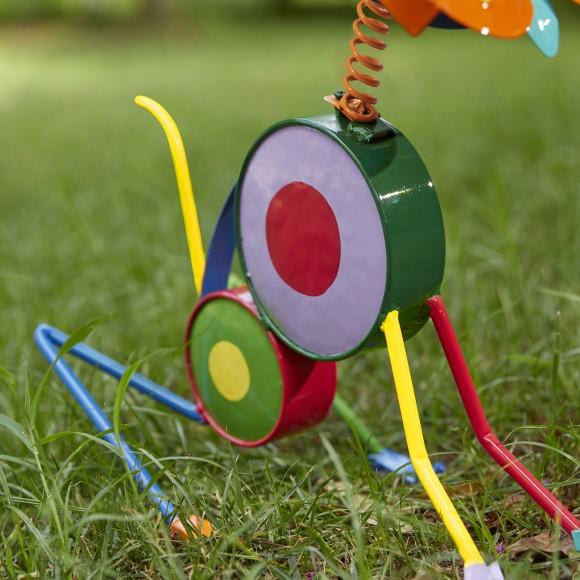 Glitzhome Glitzhome 17"H Metal Novelty Puppy Garden Statue