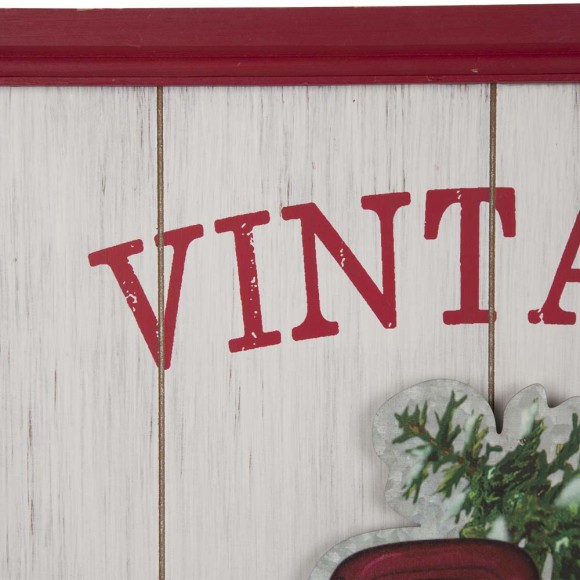 Glitzhome Glitzhome 18.00"L Wooden Truck Wall Décor