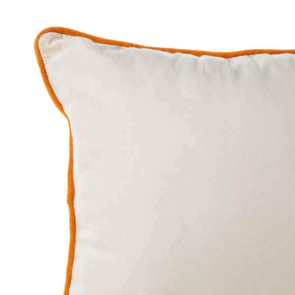 Glitzhome Glitzhome 18" Fall Embroidered Pumpkin Pillow Cover