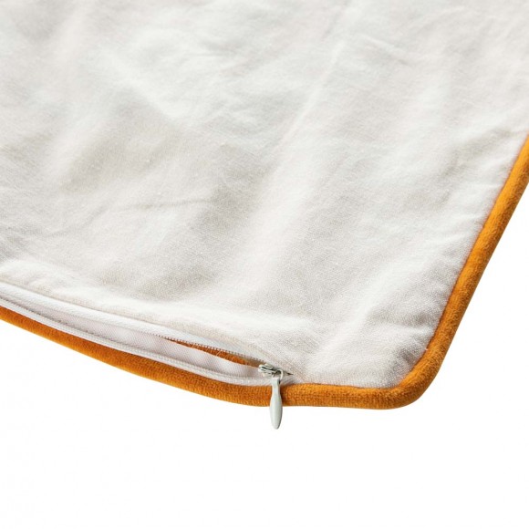 Glitzhome Glitzhome 18" Fall Embroidered Pumpkin Pillow Cover