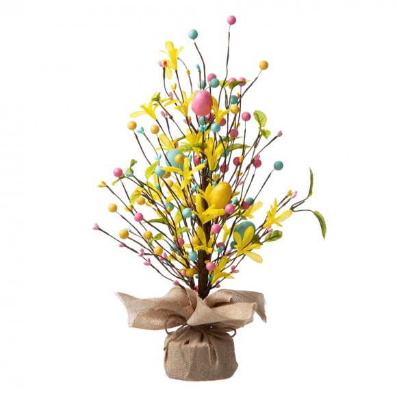 glitzhome Glitzhome 18"H Easter Egg Table Tree Décor