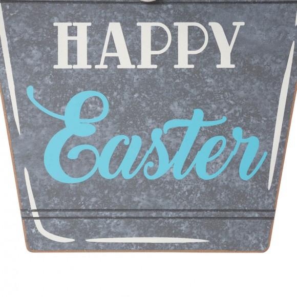 Glitzhome Glitzhome 18"H Easter Wooden Bunny Eggs Wall Décor