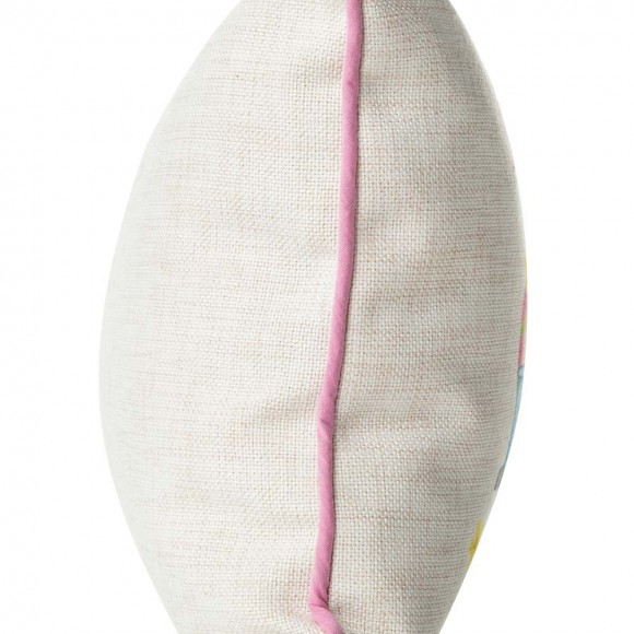 Glitzhome Glitzhome 18"L Faux Burlap Happy Easter Truck Pillow