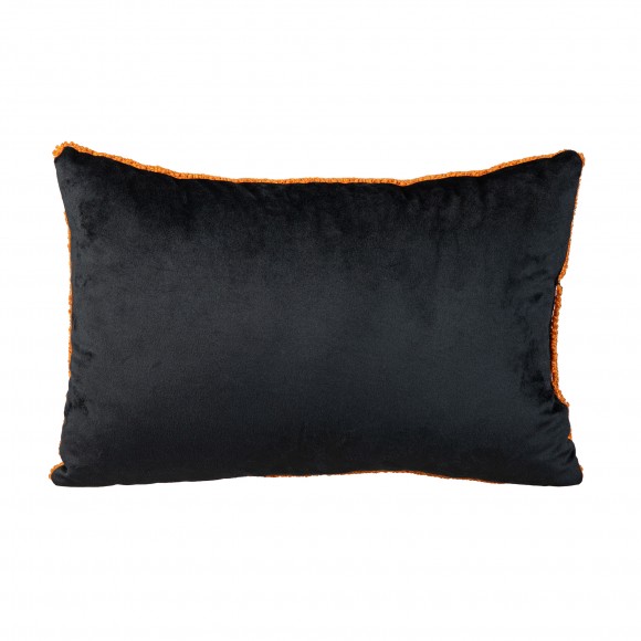 Glitzhome Glitzhome 18"L Hooked Halloween Pumpkins Pillow