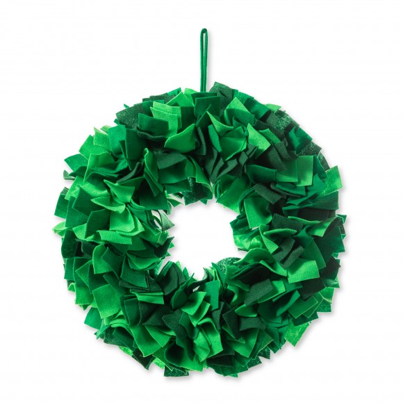 glitzhome Glitzhome 19.25"D St.Patrick's Felt Wreath