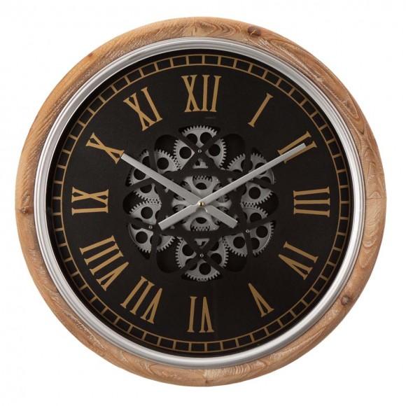 glitzhome Glitzhome 20.47"D Vintage Industrial Metal Wall Clock with Moving Gears