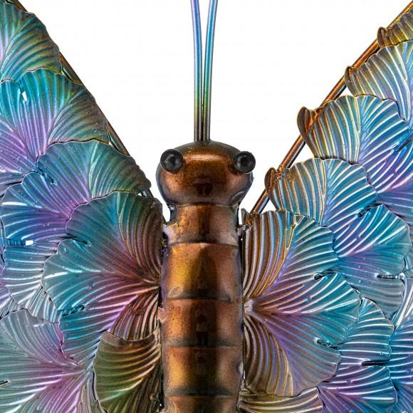 Glitzhome Glitzhome 20"L Metal Butterfly Wall Decor