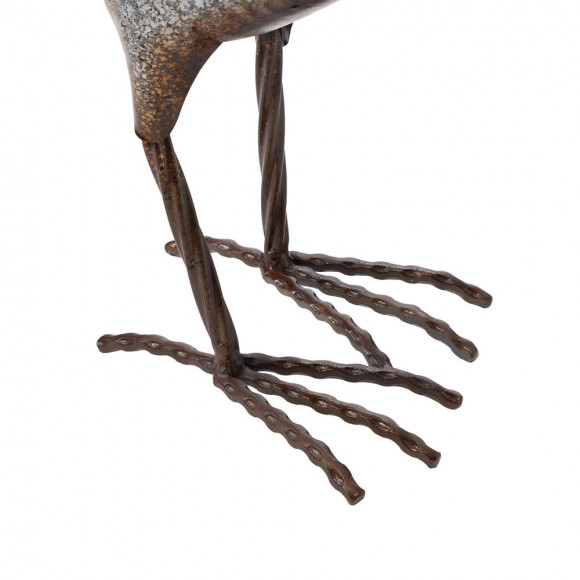 Glitzhome Glitzhome 21.25"H Farmhouse Rustic Galvanized Metal Rooster Statue Décor