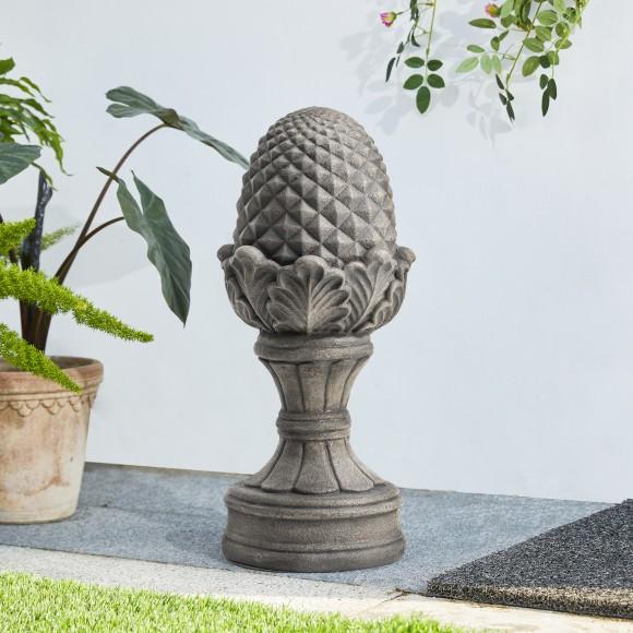 Glitzhome Glitzhome 22.5"H MGO Artichoke Garden Statue
