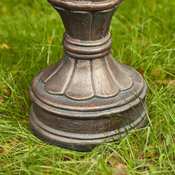 Glitzhome Glitzhome 22.5"H MGO Bronze Artichoke Garden Statue