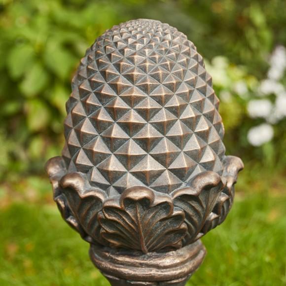 Glitzhome Glitzhome 22.5"H MGO Bronze Artichoke Garden Statue
