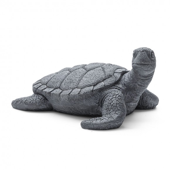 glitzhome Glitzhome 22.75''L MgO Oversized Crawling Turtle Garden Statue