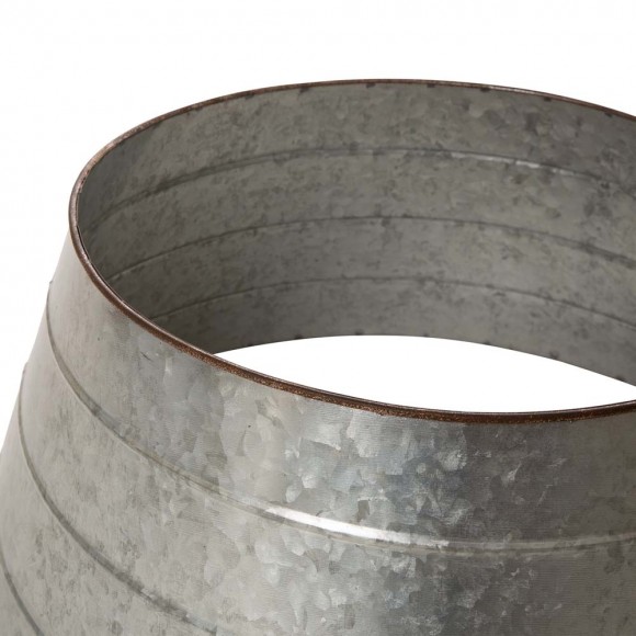 Glitzhome Glitzhome 22"D Galvanized Metal Tree Collar