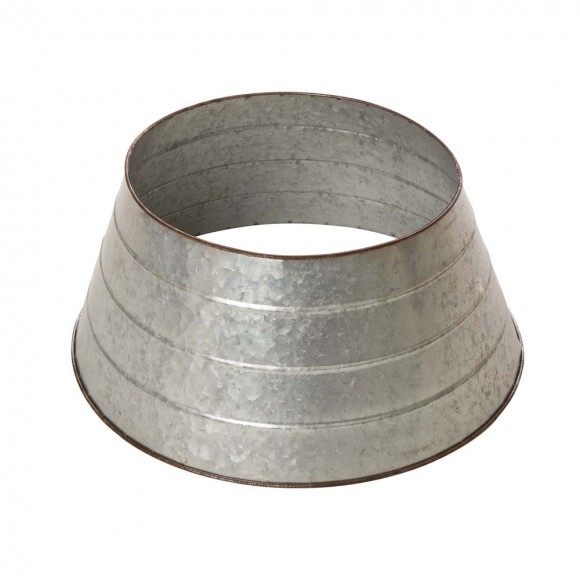glitzhome Glitzhome 22"D Galvanized Metal Tree Collar