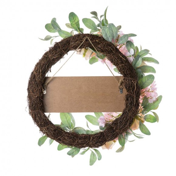 Glitzhome Glitzhome 22"D Mother's Day Floral Wreath