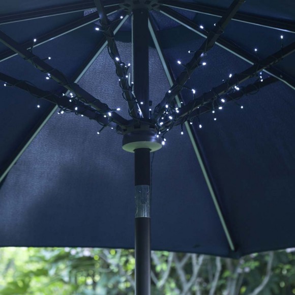 Glitzhome Glitzhome 22 Ft Solar String Light With 50 LEDs