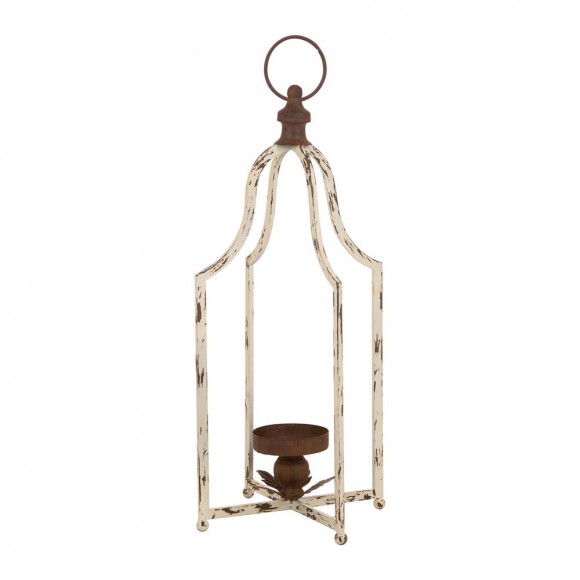 glitzhome Glitzhome 22"H Large Farmhouse Rustic Metal Lantern