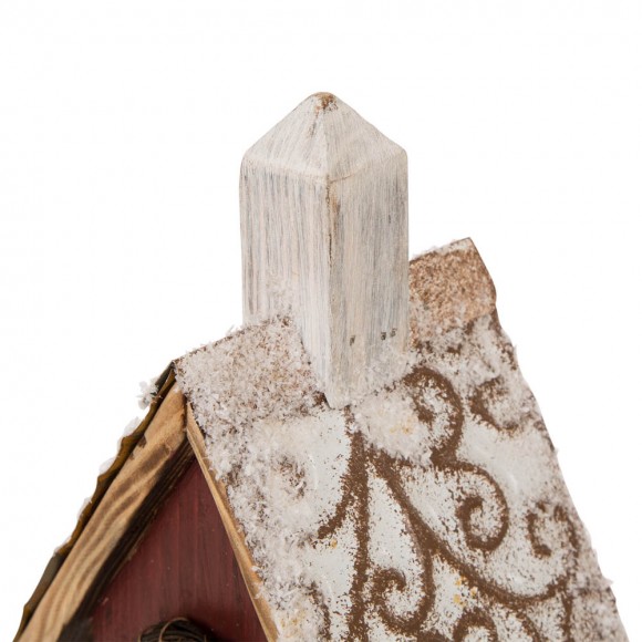 Glitzhome Glitzhome 23.43"H Oversized Wooden Church Birdhouse