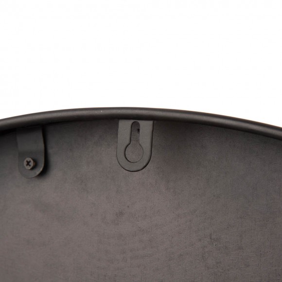 Glitzhome Glitzhome 23.60"D Farmhouse Metal Wooden Round Wall Clock